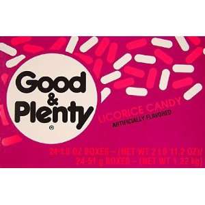 Good & Plenty Licorice Candy 24CT Box Grocery & Gourmet Food