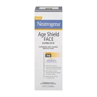 Neutrogena Age Shield Face Sunblock Spf 70   3 oz.