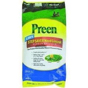  Preen Lawn Step Saver Weed Control Plus Fertilizer   19 lb 