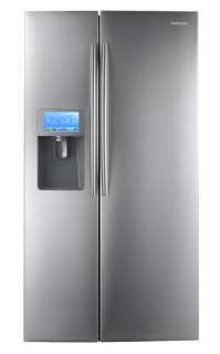 NEW Samsung Real Stainless Steel 30 Cu Ft Side by Side Refrigerator 