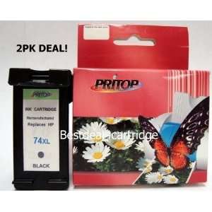  1PK HP 74XL Black Replacement Ink Cartridge For HP All in One 
