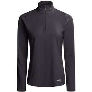 Saucony dryLETE® Thermal Sport Top   Zip Neck, Long Sleeve (For Women 