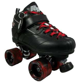   with Red BLK Wheels & Plaid Laces Mens Womens Kids Speed Skates  