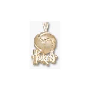  Univ Of Nebraska Huskers Volleyball Charm/Pendant 