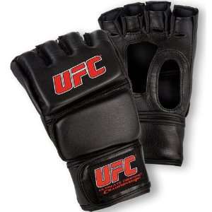  UFC Vinyl MMA Training Glove [Black and Red] Sports 