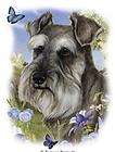 MINI SCHNAUZER UNCROP with Flowers Fabric   Quilt & Sew