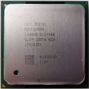  Intel Pentium 4 2.6Ghz 512K 400 bus SL6PP Socket 478 CPU 