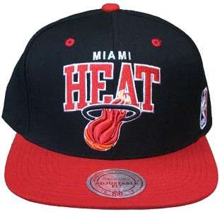 Miami Heat hat RaRe SNAPBACK Mitchell and Ness rare classic arch style 