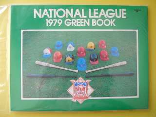 National League 1979 Green Book Helmets MINT  