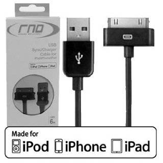  power solutions black long sync charge 6ft cable made for apple ipad 
