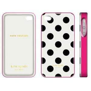   Kate Spade Large Dots Case iPhone 4 01686 0 Cell Phones & Accessories
