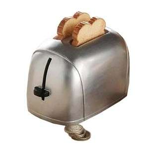 ENESCO WHERE THE SMART MONEY IS *TOASTER MONEY BANK* NEW BOXED A20623 