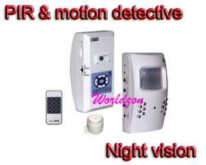 PIR Motion Sensor Hidden Spy IR Color DVR Video Camera  