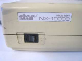 Star Multi Font NX 1000C Dot Matrix Printer Commodore  