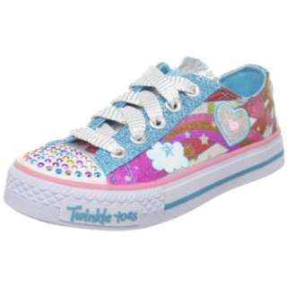 Skechers Twinkle Toes Shuffles Glitter N Gleam Sneaker (Little Kid/Big 