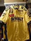 Matt Kenseth Dewalt race used pit crew shirt /pants uniform