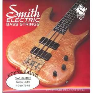  Ken Smith Slap Masters 4 String Bass Guitar Strings Light 
