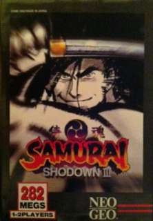Samurai Shodown 3 Neo Geo AES Great Condition Complete Us Version 