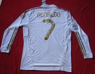   CR7 REAL MADRID 2012 HOME JERSEY RONALDO # 7    S M L XL  NEW  