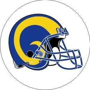 Vintage NFL Rams helmet football logo sticker decal  