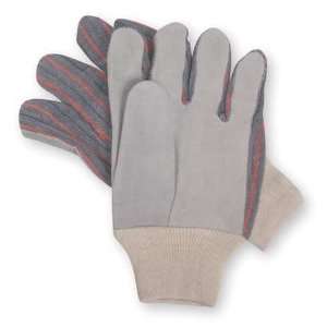  Split Cowhide Gloves Glove,Leather,Knit Wrist,L,Pr