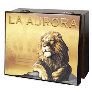  La Aurora Preferidos Logo Cigar Humidor 20 Capacity