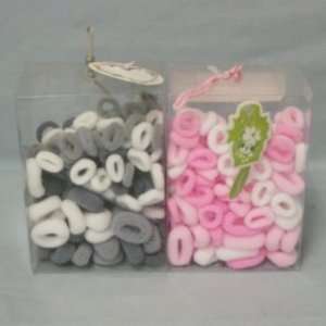  New   180Pc Hair Elastics Assorted color Case Pack 48 