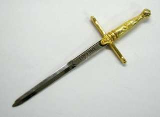 OLD SPANISH LETTER OPENER TOLEDO SOUVENIR SWORD FORM SPAIN NICE HANDLE 