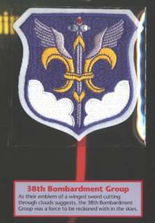 38th Bombardment Group Patch Big Time Operator  