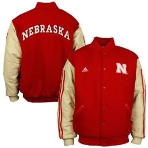   Nebraska Cornhuskers Scarlet Letterman Jacket