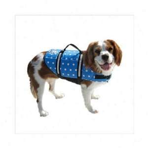  Designer Doggy Life Jacket Medium Blue Polka Dot 20   50 