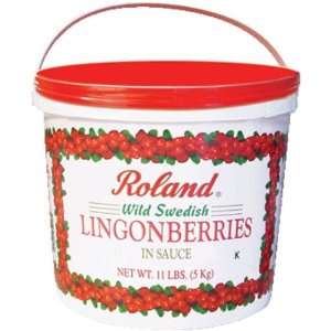 Roland Wild Lingonberries in Sauce Grocery & Gourmet Food