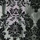 black damask fabric  