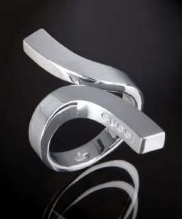 Gucci silver twist ring   