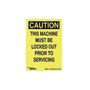  Master Lock 463A Magnetic Lockout Sign