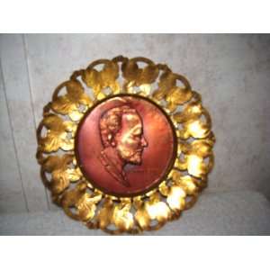  TCHAIKOVSKY Brass/Copper Wall Hanging Decoration   UNIQUE 