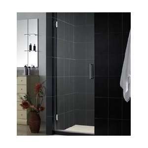    20297210F 01 Unidoor Opening 29 inch Frameless Shower Door, Chrome