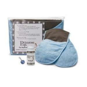  Blue Primrose Pup Towel, Powder, and Charm Set Pet 
