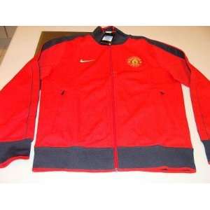 Manchester United Soccer Track Top Red Jacket XX Large   Mens Soccer 
