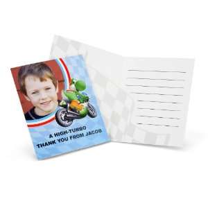  Mario Kart Wii Personalized Thank You Notes (8 