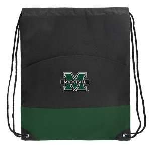  Marshall University Drawstring Bag Backpack Green Marshall 