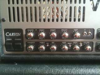 Carvin V3L 100W 3 Channel All Tube Guitar Amplifier Head & Foot Switch 