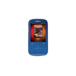   Sansa Fuze SDMX20R 4 GB Blue Flash Portable Media Player Electronics