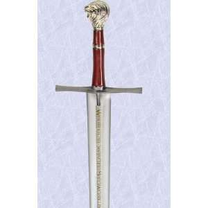 medieval sword with gothic aslan lion head New narnia