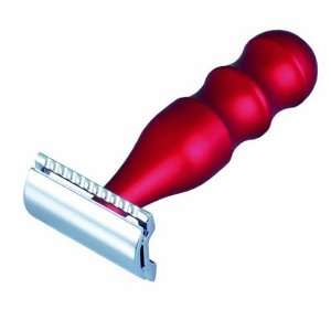  Chunky Safety Razor   Red Handle