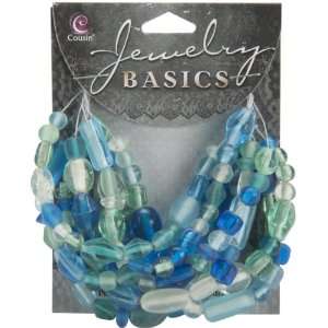  Cousin Jewelry Basics 50gm Mixed Hues and Shapes Bead 