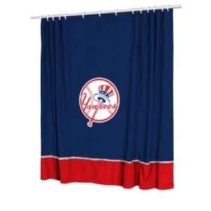    New York Yankees Mvp Bathroom Shower Curtain