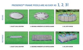   pool cover, and maintenance kit. Available in Round & Rectangular