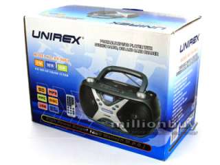 Unirex RX 906U Portable FM/MW/SW//CD Player with Stereo Radio, USB 