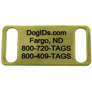  dogIDs Slide   On Engraved Name Plate